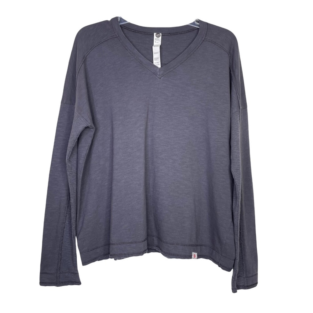 Vimmia Rib Panel V Neck Long Sleeve Top, XSmall